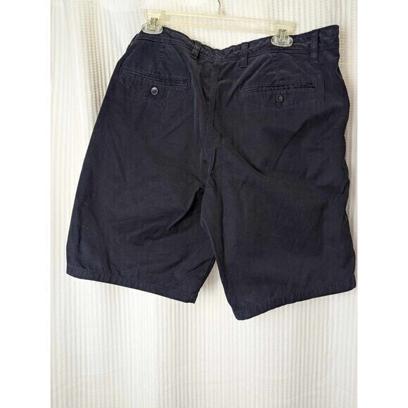 Banana Republic Men’s Flat Front Short Navy Blue 36 Super Soft Chino Dress Aiden - Picture 6 of 6